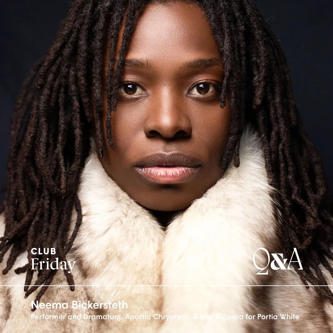 Club Friday Q&A: An Opera Singer and Artist on the Need for More